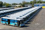 Новости: Автобусный парк Алматы пополнился сотней новых машин