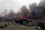 Новости: Пожар на мусорном полигоне в Алматинской области тушат с вертолёта
