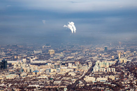 Как качество воздуха Алматы меняется в&nbsp;реальном времени