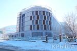 Новости: Недостроенное здание в Алматы «достроили», нарисовав окна и двери