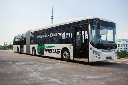 Новости: В Алматы появился электроавтобус за 500 тысяч евро