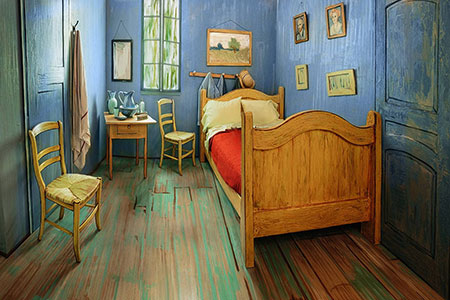 Новости: В Чикаго можно переночевать в спальне с картины Ван Гога