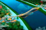 Новости: Опубликованы эскизы велопешеходного моста в Нур-Султане