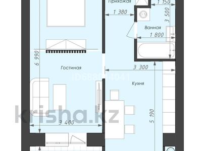 1-комнатная квартира, 53 м², 2/4 этаж, Едиге батыр 469Б за 9.9 млн 〒 в Актобе