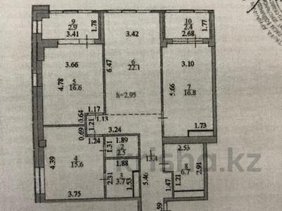 3-комнатная квартира, 103 м², 7/12 этаж, Е-10 за ~ 67 млн 〒 в Нур-Султане (Астане), Есильский р-н