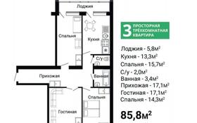 3-комнатная квартира, 85.8 м², 2/5 этаж, Академическая 9/10 за ~ 20 млн 〒 в Караганде, Казыбек би р-н