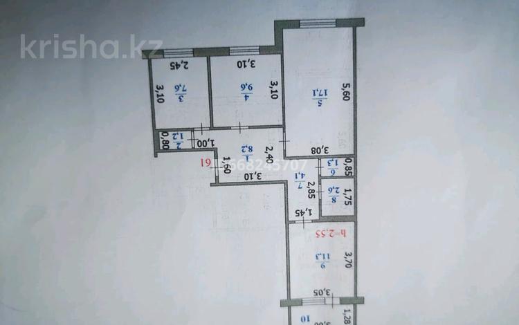 3-комнатная квартира, 63 м², 7/9 этаж, мкр Кунаева 51 за 18.7 млн 〒 в Уральске, мкр Кунаева