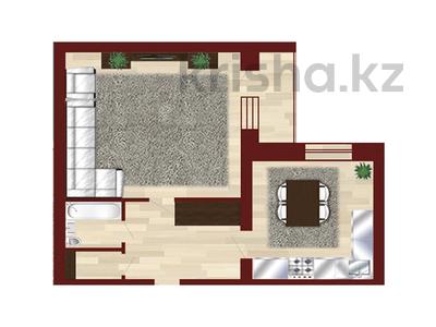1-комнатная квартира, 56.1 м², Батыс 2 микрорайон 25 за ~ 14.6 млн 〒 в Актобе