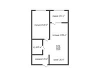 2-комнатная квартира, 55.49 м², Темирбаева за ~ 21.1 млн 〒 в Костанае