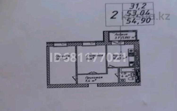 2-комнатная квартира, 56 м², 5/10 этаж, Косшыгулулы 159 за 18 млн 〒 в Астане, Сарыарка р-н