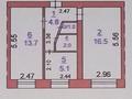 2-комнатная квартира, 43.1 м², 1/5 этаж, Темирбаева 15 — Аль-Фараби за 13.6 млн 〒 в Костанае — фото 2