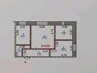 3-комнатная квартира, 52.9 м², 2/9 этаж, Ленина 10 мкрн за 13.5 млн 〒 в Рудном