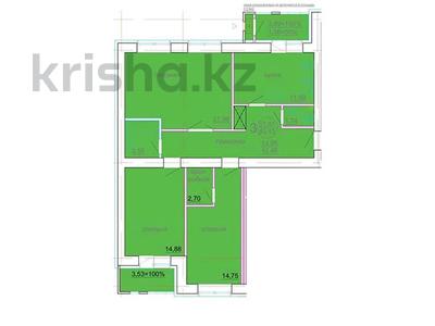 3-комнатная квартира, 89.12 м², Курганская 2 за ~ 31.6 млн 〒 в Костанае