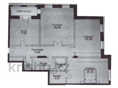 3-комнатная квартира, 124.28 м², 1 береговая линия, район Парка Победы за ~ 60.3 млн 〒 в Атырау