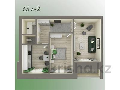 2-комнатная квартира, 65 м², Тауелсиздик 15е за ~ 15 млн 〒 в Актобе