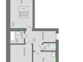 2-комнатная квартира, 71.26 м², 5/5 этаж, мкр. Батыс-2 18 за ~ 15.7 млн 〒 в Актобе, мкр. Батыс-2