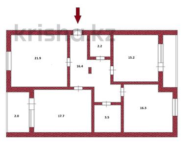 3-комнатная квартира, 100 м², 2/5 этаж, Абылай хана 49/2 за 38 млн 〒 в Астане, Алматы р-н