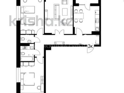 3-комнатная квартира, 92 м², 3 этаж, Туран — Е-10 ул за 45 млн 〒 в Нур-Султане (Астане), Есильский р-н