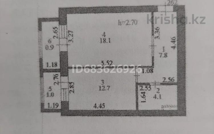 1-комнатная квартира, 44.6 м², 4/9 этаж, К. Мухамедханова 23 за 16 млн 〒 в Астане, Есильский р-н