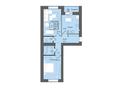 2-комнатная квартира, 68.14 м², микрорайон Береке за ~ 23.2 млн 〒 в Костанае — фото 2