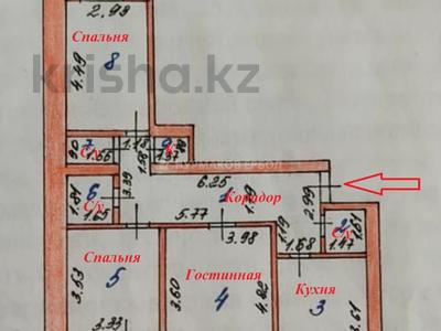 3-комнатная квартира, 85 м², 2/9 этаж, проспект Тауелсиздик 14 за 37.5 млн 〒 в Нур-Султане (Астане), Алматы р-н