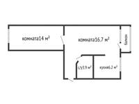 2-комнатная квартира, 45 м², 2/5 этаж, Село Амангельды 95 за 19.5 млн 〒 в Костанае