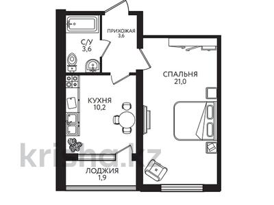 1-комнатная квартира, 40.3 м², Шугыла — Абыз за ~ 13.3 млн 〒 в Алматы, Алатауский р-н