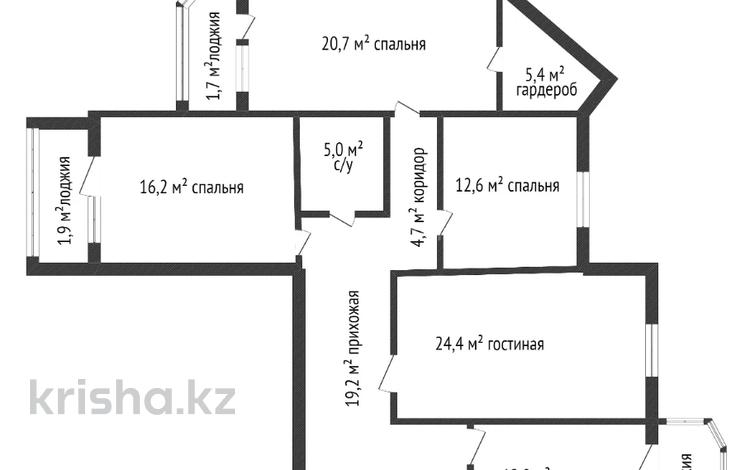 4-комнатная квартира, 130.6 м², 6/7 этаж, Мкр Батыс-2 за 34 млн 〒 в Актобе