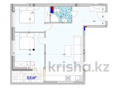 3-комнатная квартира, 64.3 м², 31 этаж, проспект Жиули Шартава 16 за ~ 38.1 млн 〒 в Батуми