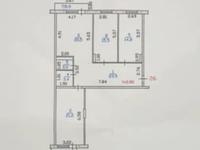 3-комнатная квартира, 105 м², 1/5 этаж, Бирлик 26 за 24.5 млн 〒 в Талдыкоргане, мкр Бирлик