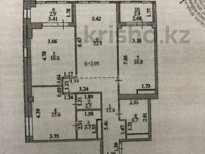 3-комнатная квартира, 103 м², 7/12 этаж, Е-10 за 67 млн 〒 в Нур-Султане (Астане), Есильский р-н
