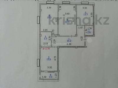 3-комнатная квартира, 97.9 м², 4/9 этаж, Сыганак за 52.9 млн 〒 в Нур-Султане (Астане), Есильский р-н