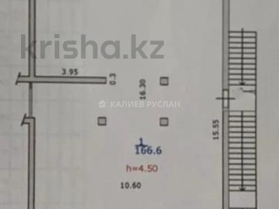 Помещение площадью 166.6 м², Розыбакиева за 1.5 млн 〒 в Алматы