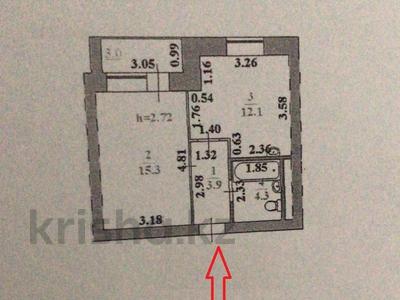 1-комнатная квартира, 39 м², 11/12 этаж, Кубрина 20/1 за 20.5 млн 〒 в Астане, Сарыарка р-н