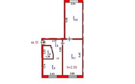 2-комнатная квартира, 44.2 м², 1/5 этаж, Машхур Жусупа 30 за 7.5 млн 〒 в Экибастузе