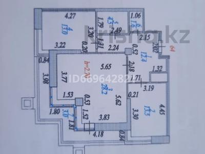 2-комнатная квартира, 76.2 м², 21/21 этаж, Сарайшык 5 за 40 млн 〒 в Астане, Есильский р-н
